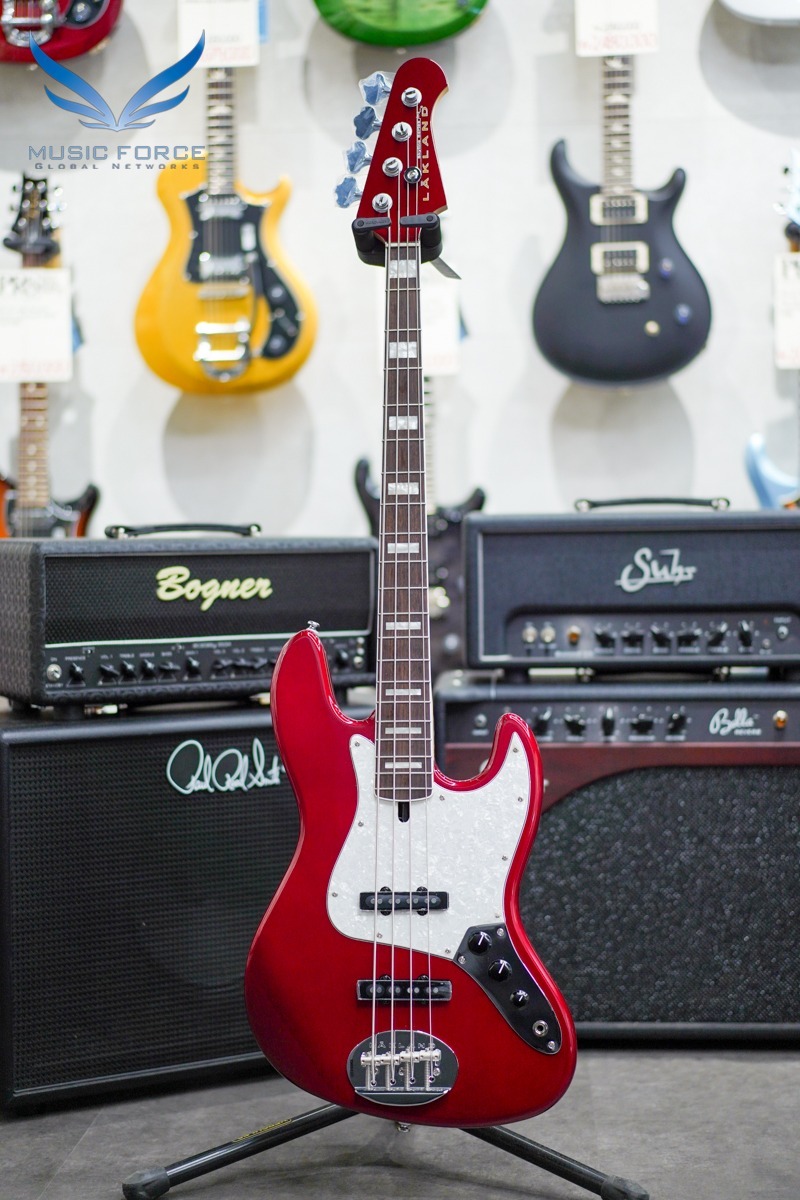 [2022 신년세일(~2/28까지)!!!] Lakland Skyline 44-60 Custom Vintage J Bass - Candy Apple Red w/Indian Laurel FB (2020년산/신품)