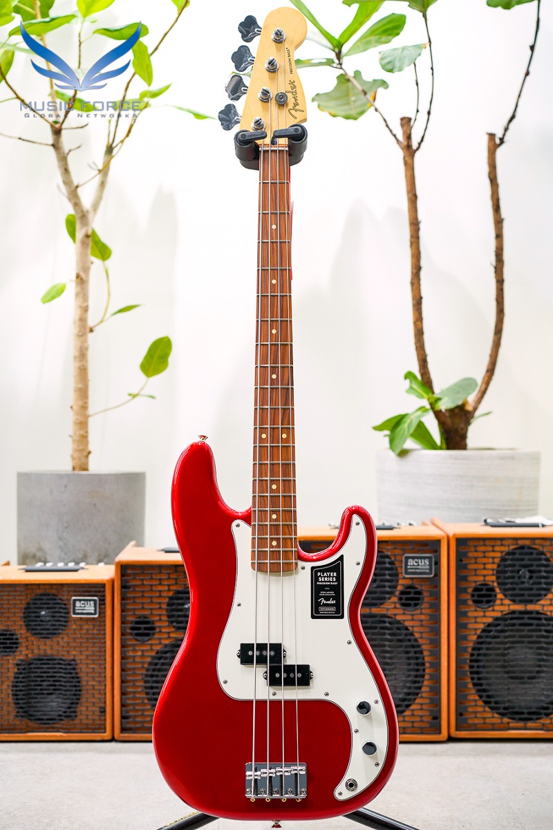 Fender Mexico Player Series Precision Bass-Candy Apple Red w/Pau Ferro FB (신품) 펜더 멕시코 플레이어 프레시전 베이스 - MX23026188
