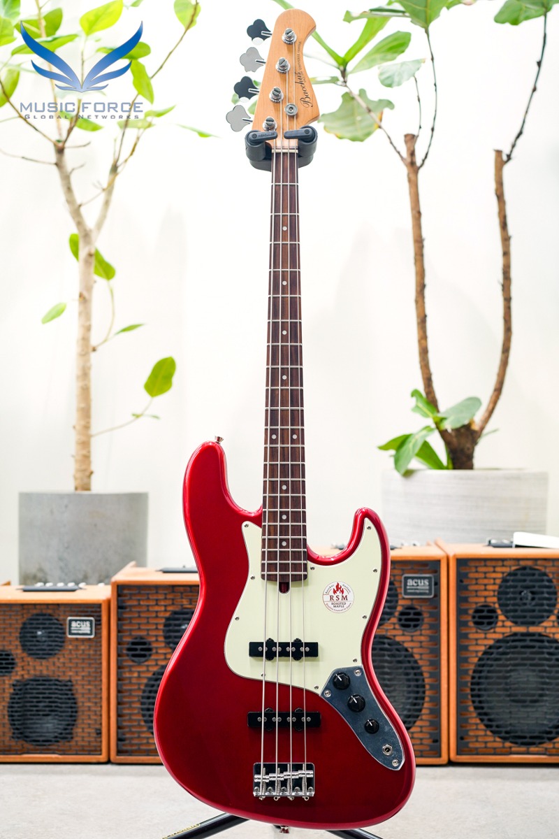 Bacchus Universe Series BJB-1-RSM-Candy Apple Red w/Roasted Maple Neck &amp; Rosewood FB (신품)