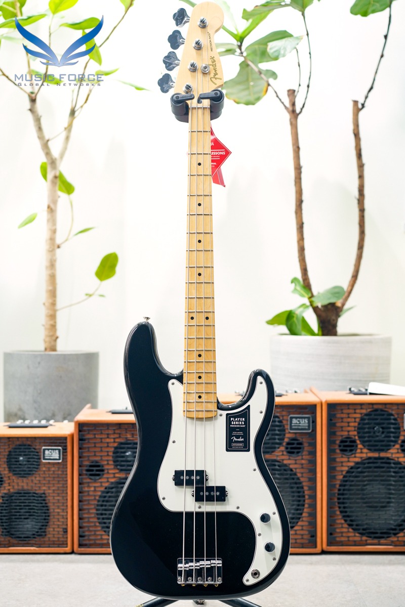 Fender Mexico Player Series Precision Bass-Black w/Maple FB (신품) 펜더 멕시코 플레이어 프레시전 베이스 - MX22177909