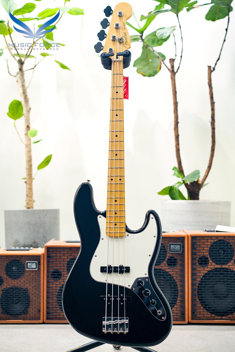 [Outlet 신품(Blem)특가!] Fender Mexico Player Series Jazz Bass-Black w/Maple FB (신품) 펜더 멕시코 플레이어 재즈 베이스 - MX23072188