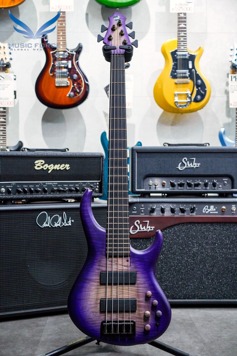 MTD 535-24 US Custom Bass Poplar Burl Top-&#039;Purple Burst&#039; w/Ebony Fingerboard (2022년산/신품)