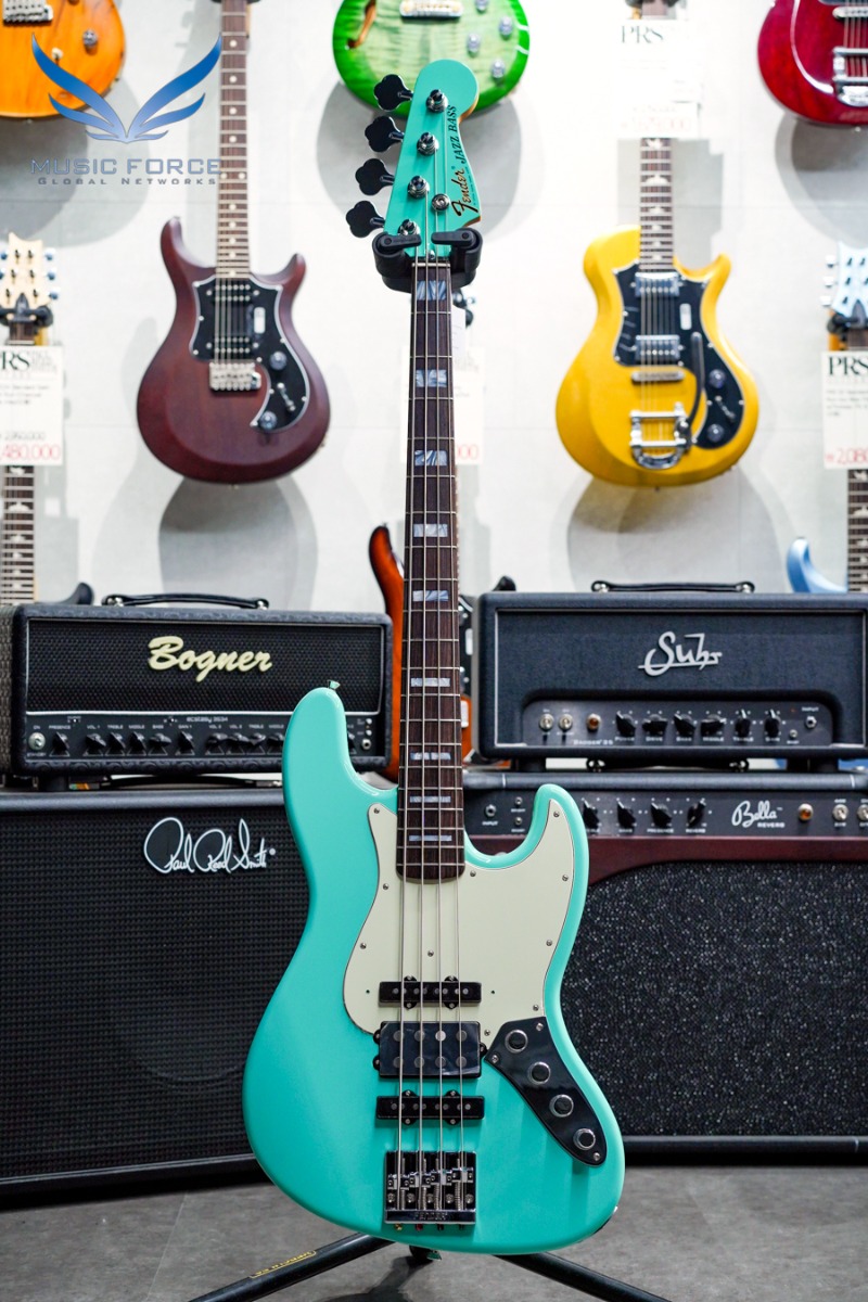 Fender Japan Artist Series JINO Jazz Bass-Seafoam Green w/Rosewood FB (신품) - JD22002324