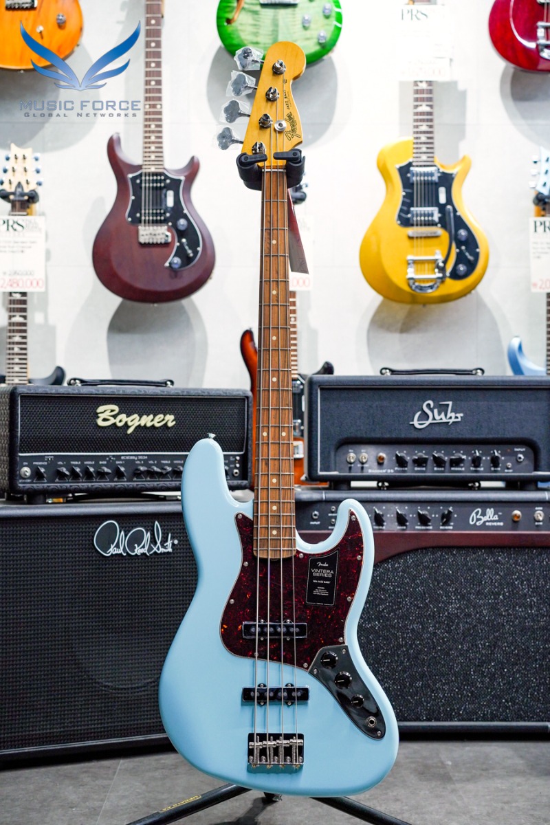 Fender Mexico Vintera Series 60s Jazz Bass-Daphne Blue w/Pau Ferro FB (신품) 펜더 멕시코 빈테라 60 재즈 베이스 - MX22041902