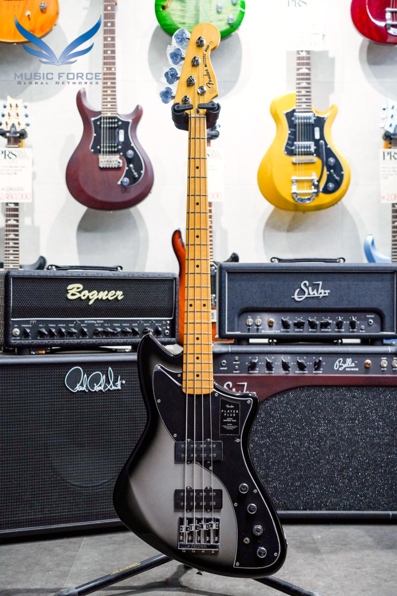 Fender Mexico Player Plus Active Meteora Bass-Silverburst w/Maple FB (신품) - MX22053628