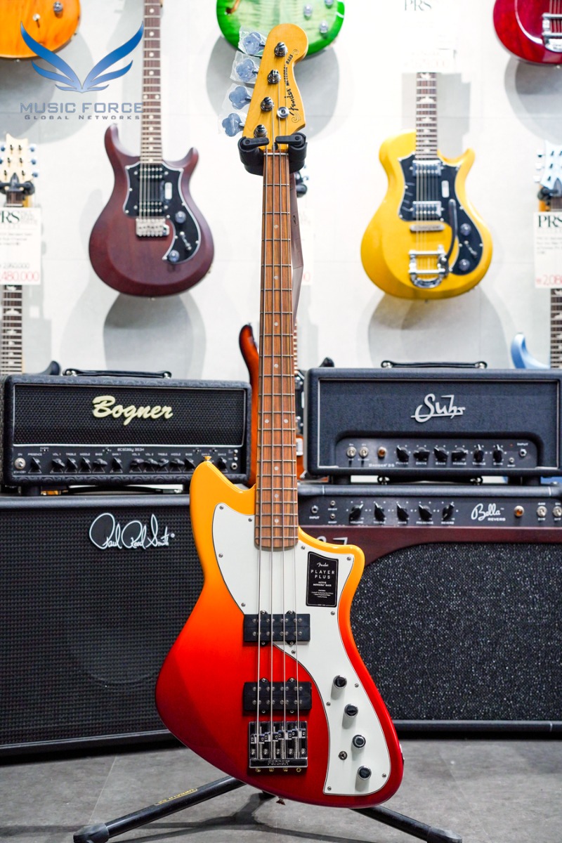 Fender Mexico Player Plus Active Meteora Bass-Tequilla Sunrise w/Pau Ferro FB (신품) - MX22053502
