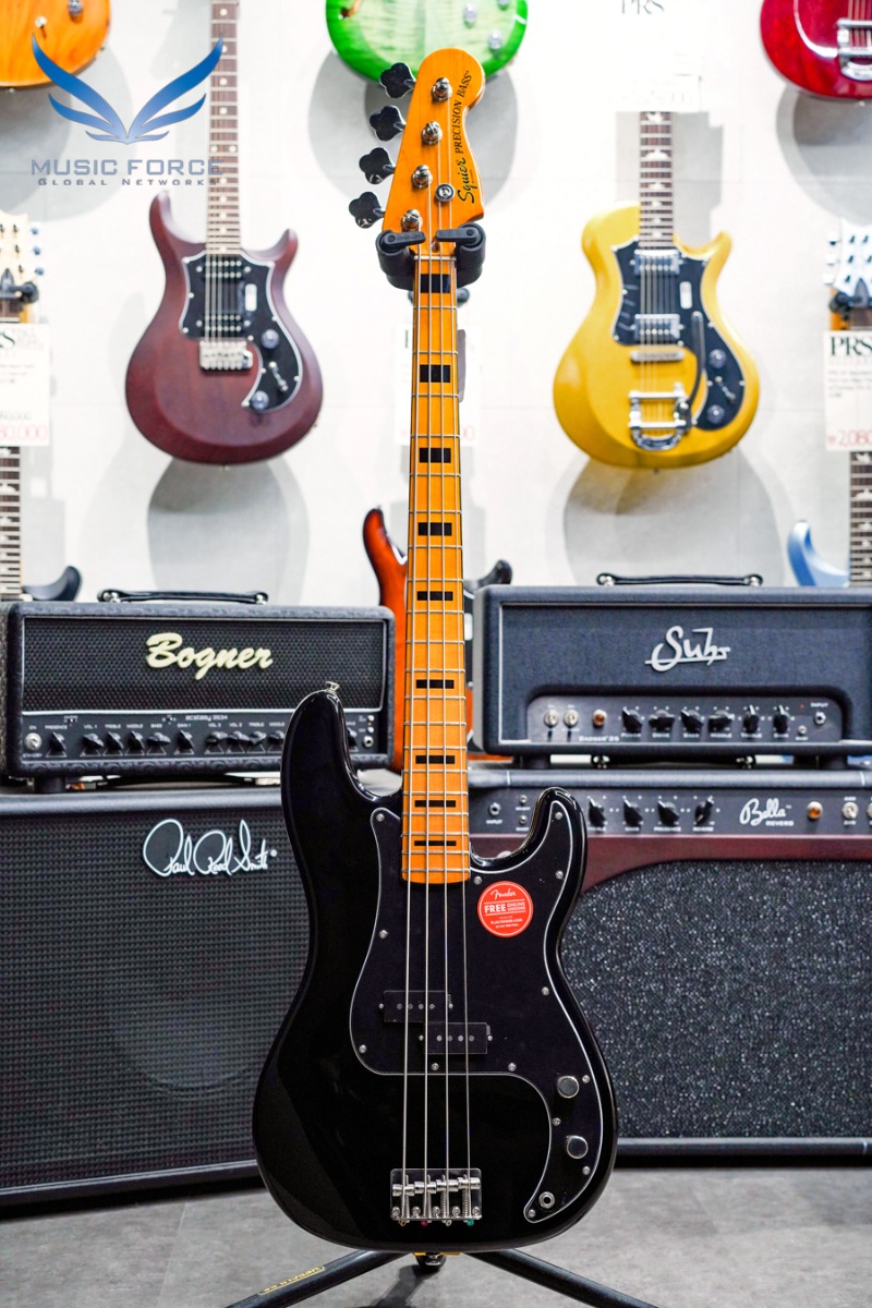Squier Classic Vibe 70s Precision Bass-Black w/Maple FB (신품) - 22002850