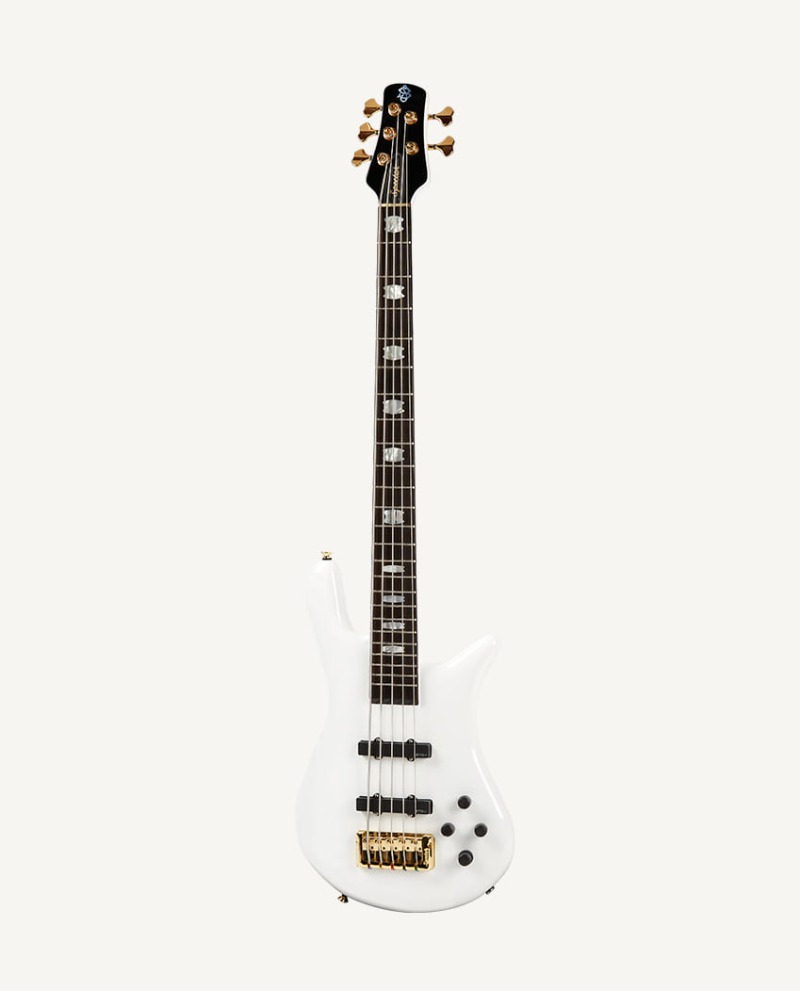 Spector Euro5 Classic Dealer Exclusive - White w/Rosewood FB (EMG)