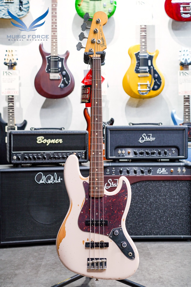 Fender Mexico Artist Series Flea Jazz Bass-Shell Pink w/Rosewood FB (신품) 펜더 플리 재즈 베이스 - MX22163447