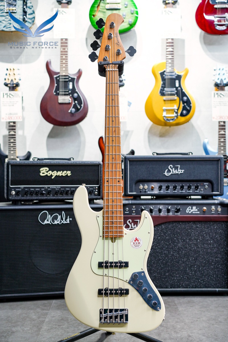 Bacchus Universe Series WJB5-630-RSM/M-Act-Olympic White w/Roasted Maple Neck &amp; FB (신품)