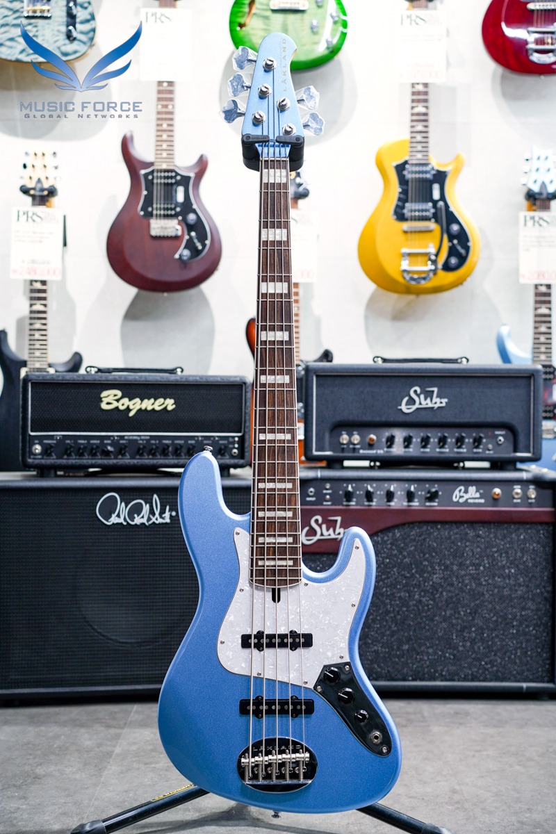 [16만원 상당 에반스켈리 긱백 증정!!] Lakland Skyline 55-60 Custom Vintage J Bass-Lake Placid Blue w/Rosewood FB, Neck Binding &amp; Block Inlay (2022년산/신품) #220811413