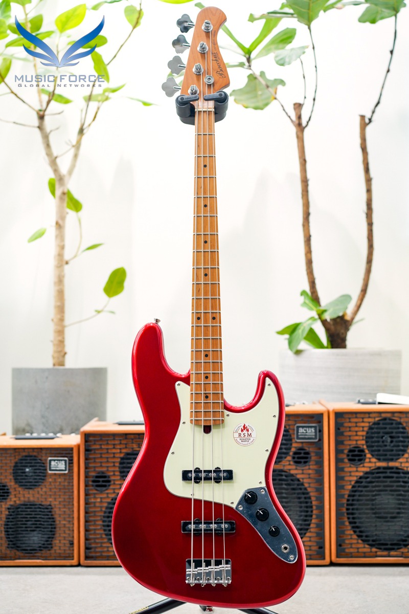Bacchus Universe Series BJB-1-RSM-Candy Apple Red w/Roasted Maple Neck &amp; FB (신품)